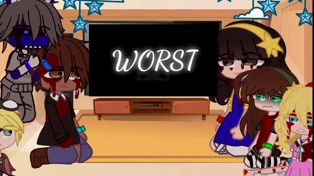 Missing children reagindo a Elizabeth afton || • Not • Mya • || GC смотреть онлайн