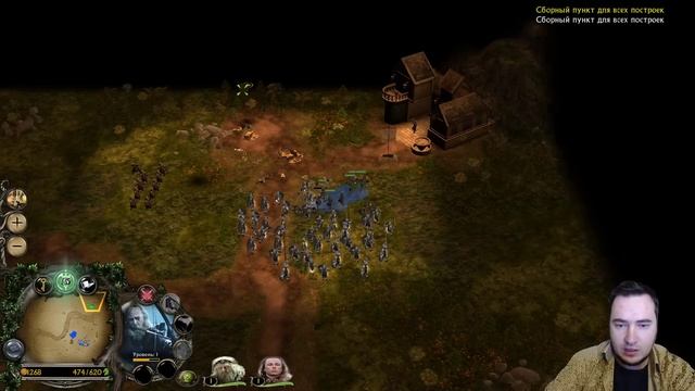 Мощный старт за Рохан без крестьян BFME 2 ROTWK ENNORATH MOD смотреть онлайн