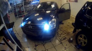 Nissan Almera  Led ходовые огни