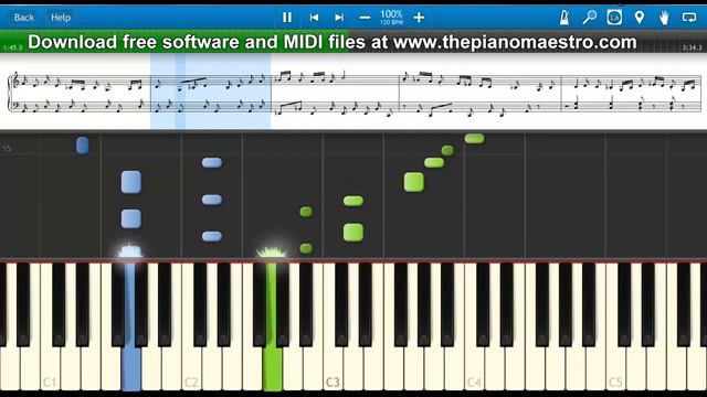 Shadows - Lindsey Stirling -- piano lesson with Synthesia смотреть онлайн