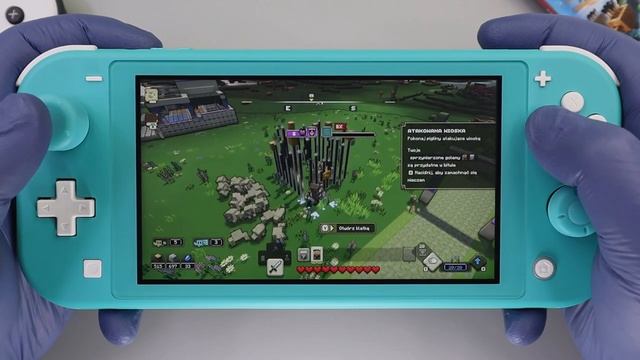 Let's play Minecraft Legends on Nintendo Switch Lite смотреть онлайн