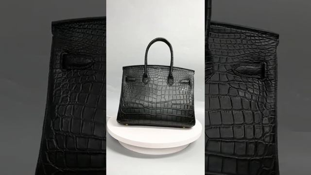 Классическая женская сумка, из натуральной кожи крокодила. смотреть онлайн
