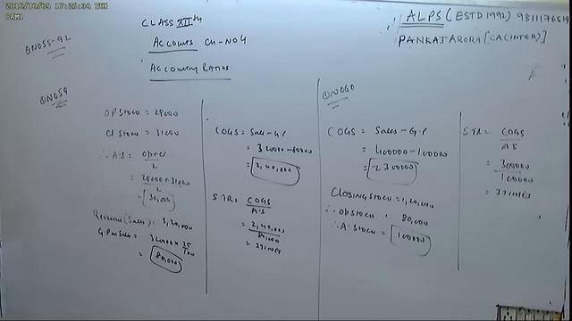 CLASS 12TH BOOK 3 CH4 PART 3 ACCOUNTING RATIOS смотреть онлайн
