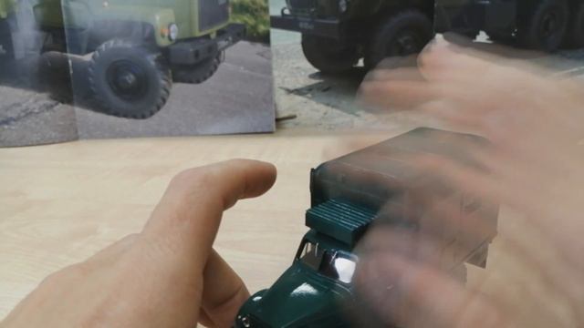 Обзор модели Газ-63 "кунг", масштаб 1:43, "Наш автопром" смотреть онлайн
