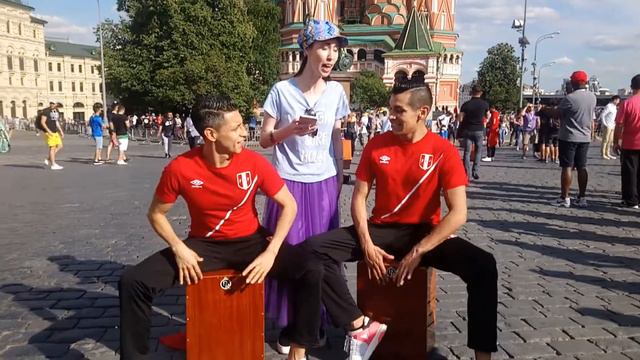 Гузель Саттарова и барабанщики (кахон) из Перу - "Кубэлэк" смотреть онлайн