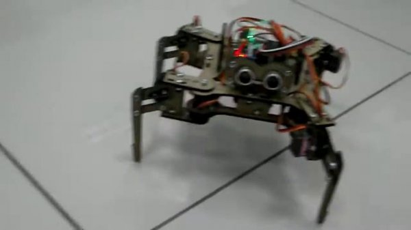 Робот паук Ардуино. TEST платформа «QUADRUPED» (iarduino)
