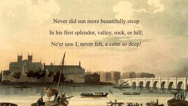 Wordsworth's poem: Composed Upon Westminster Bridge смотреть онлайн