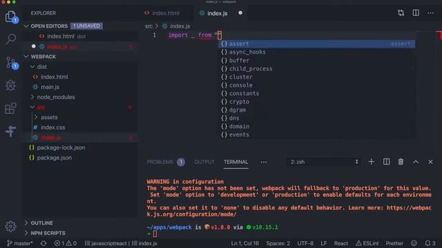 Pack it up with Webpack смотреть онлайн