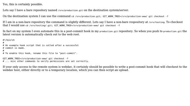 Checkout Git files to a location outside the repository (3 Solutions!!) смотреть онлайн