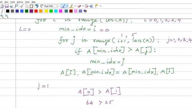 Python: Selection sort by Dr. Vinoth Babu Kumaravelu смотреть онлайн