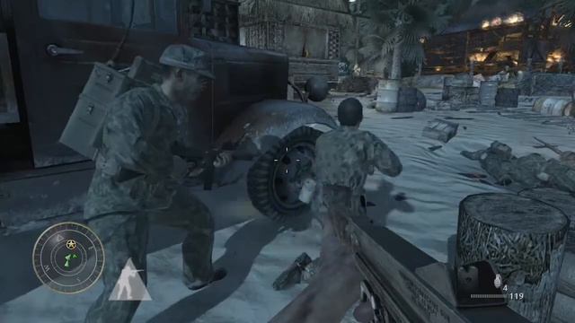 Makin Atoll raid- Call of Duty World at War смотреть онлайн
