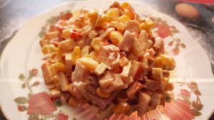 Очень вкусный салат...с курицей!!!