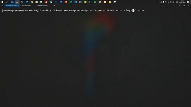 Ansible - módulos command, git, copy, shell e script смотреть онлайн