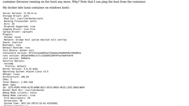 Can't access container service from host on exposed port with my custom iptables смотреть онлайн
