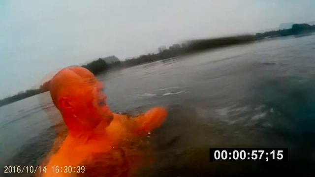 Мое моржевание (my winter swimming).Покрова. 14.10.2016 смотреть онлайн