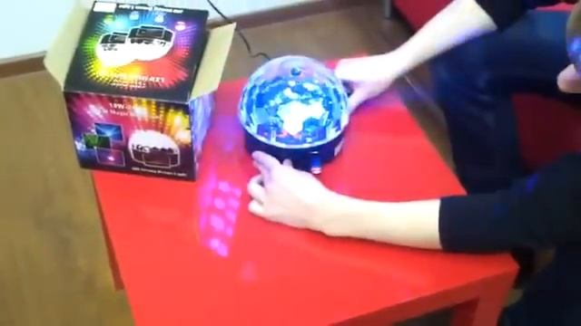 Свето-музыка - Диско шар c MP3 плеером LED Ball Light смотреть онлайн