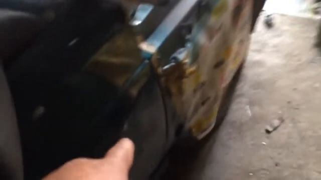 Как выпрямить вмятину на двери. Самостоятельно, без покраски. смотреть онлайн