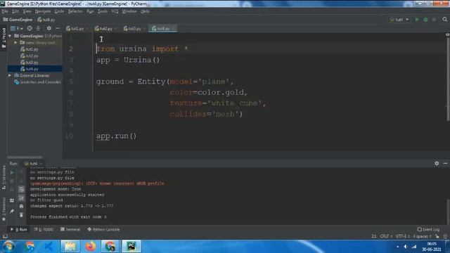 First Person Character in Ursina Engine | Ursina Part 4 смотреть онлайн