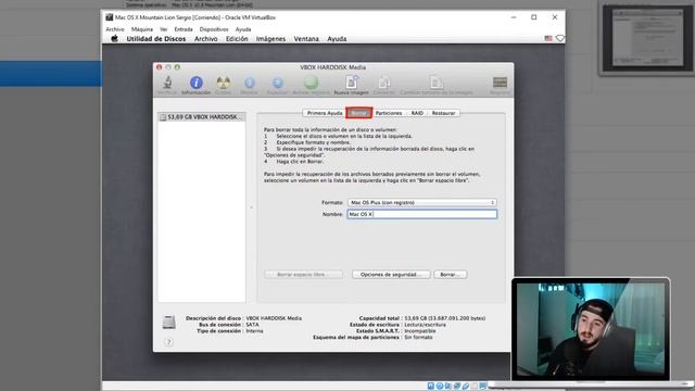Instalar Mac OS X Mountain Lion en VirtualBox смотреть онлайн