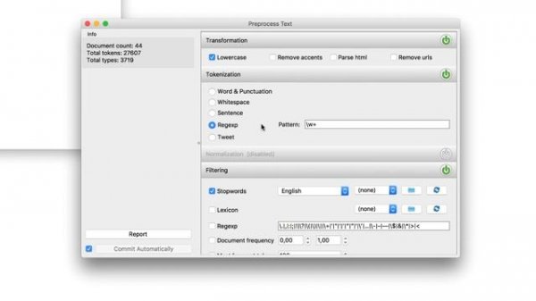 Getting Started with Orange 16: Text Preprocessing