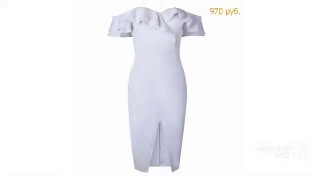 Одежда с AliExpress. Длинное летнее платье с открытыми плечами 2018. смотреть онлайн