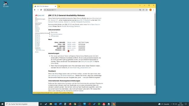 Installation vom Java-Editor inkl. Java OpenJDK смотреть онлайн