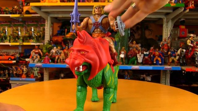 Masters of the Universe Origins BATTLE CAT addendum: Super7 Vintage He-Man Compatibility Question смотреть онлайн