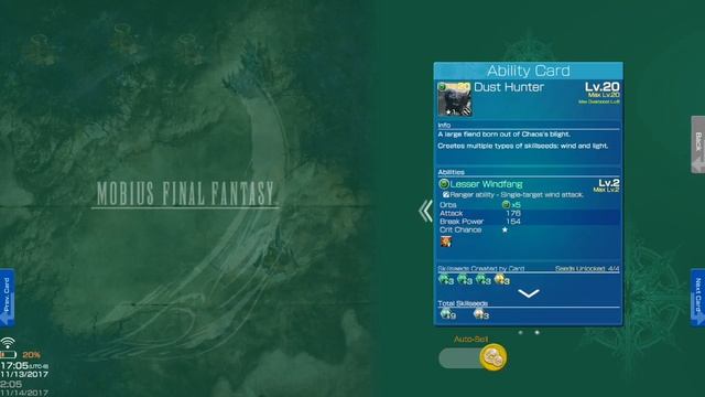 Mobius Final Fantasy - Card Coletion #8 смотреть онлайн