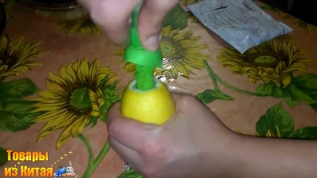 Распылитель на Лимон, удобная штуковина для кухни смотреть онлайн