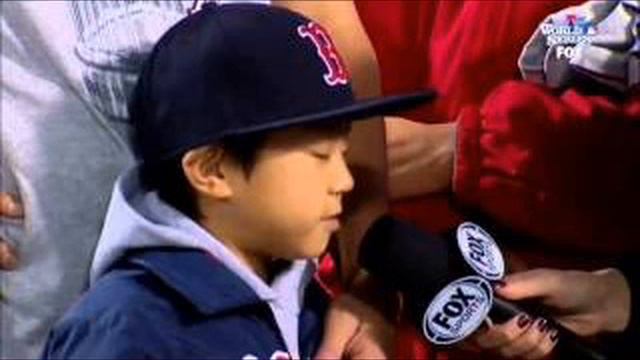 World Series 2013: Koji Uehara's son gives awesome interview to Erin Andrews смотреть онлайн