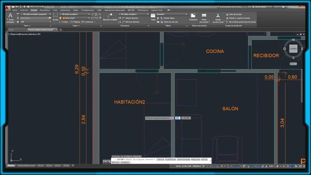 AutoCAD: Calcular áreas / superficies automáticamente. Texto con campo (field). смотреть онлайн