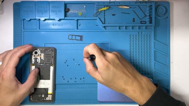 VIVO T1 2022 сборка (после разборки) disassembling the phone смотреть онлайн