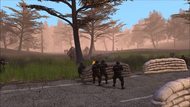GTA SWAT VS LOTR Uruk SNPC Fight Garry's Mod Endless Waves of Uruk Orcs & Trolls Lord of the Rings смотреть онлайн