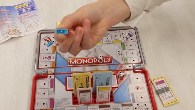 Monopoly Настольная игра Дорожная Монополия Роудтрип смотреть онлайн