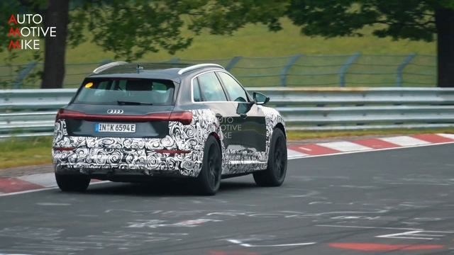2021 AUDI E-TRON S SPIED TESTING AT THE NÜRBURGRING смотреть онлайн