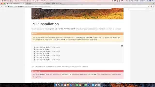 Mac Os Mamp Kurulumu (Apache,Php,Mysql,PhpMyAdmin) смотреть онлайн