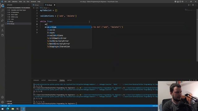 #5 Python Programming for Beginners | Lists смотреть онлайн