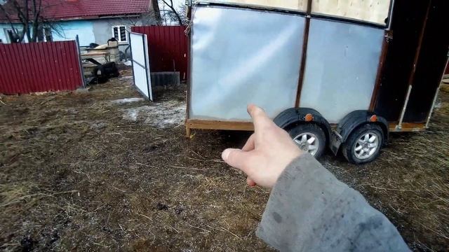 Огромный прицеп Б категории. МЗСА 817735, 4,5 метра на двух осях смотреть онлайн