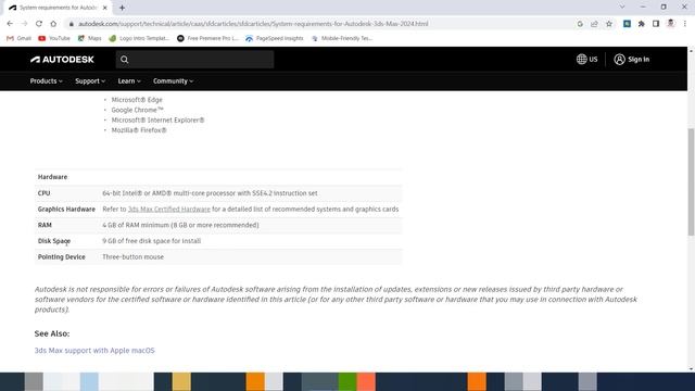 3ds Max 2024 System Requirements || Autodesk 3ds Max 2024