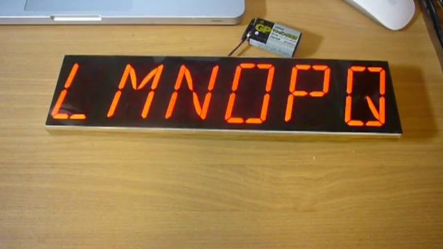 16 segment LED display test смотреть онлайн