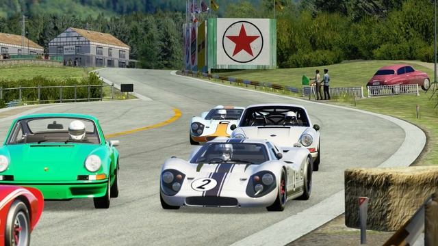 Assetto Corsa Spa 1966 Ford GT 40 MKIV смотреть онлайн