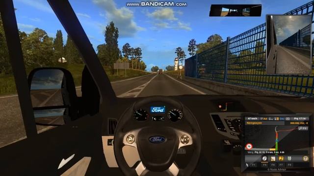 TÜRKİYE'YE GİDİYORUZ !! / ETS 2 – Ford Transit Minibüs ve Kamyonet Modu смотреть онлайн