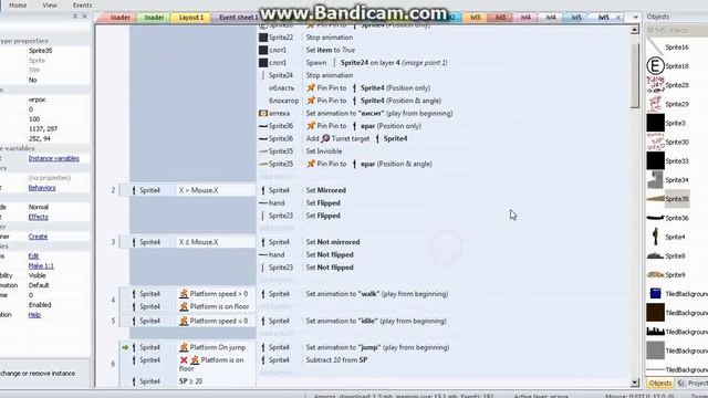 Construct 2 #6 Создание врага (патруль, платформер) смотреть онлайн