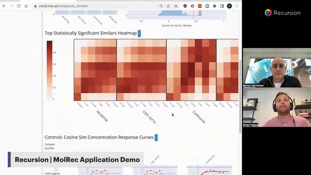 Recursion’s Berton Earnshaw and Imran Haque talk RxRx3 and Demo MolRec Application смотреть онлайн