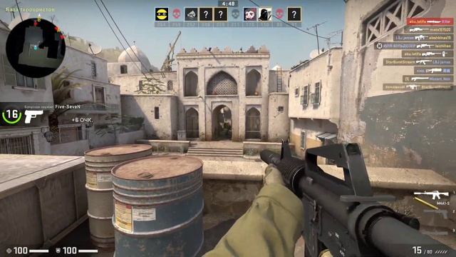 Тест в игре CS GO игровой проводной мышки Lenovo Legion M200 смотреть онлайн