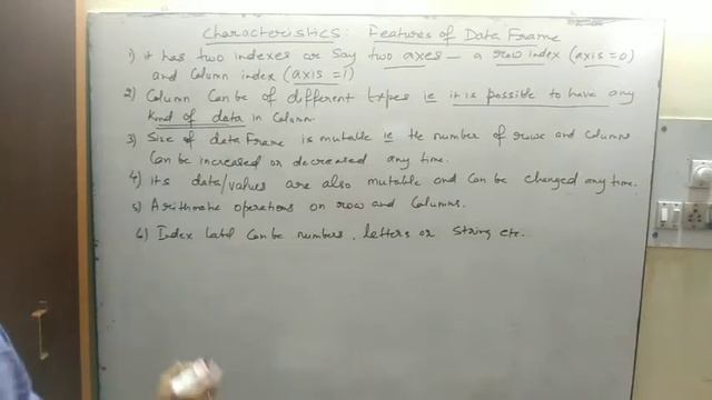 Python | Characteristic Features of Data Frame | Class 12 I.P. смотреть онлайн
