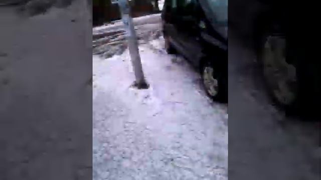 Уборка улиц Балтийска от снега и наледи