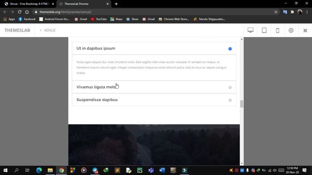 Venue : Free Bootstrap 4 HTML5 Multipurpose Website Template смотреть онлайн