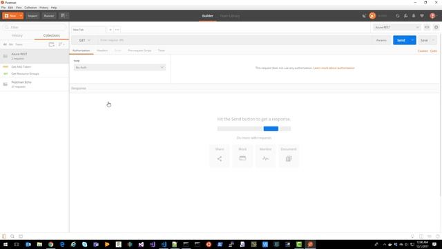 Azure REST APIs With Postman (Dec 2017)