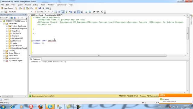 On Delete Cascade - SQLServer смотреть онлайн
